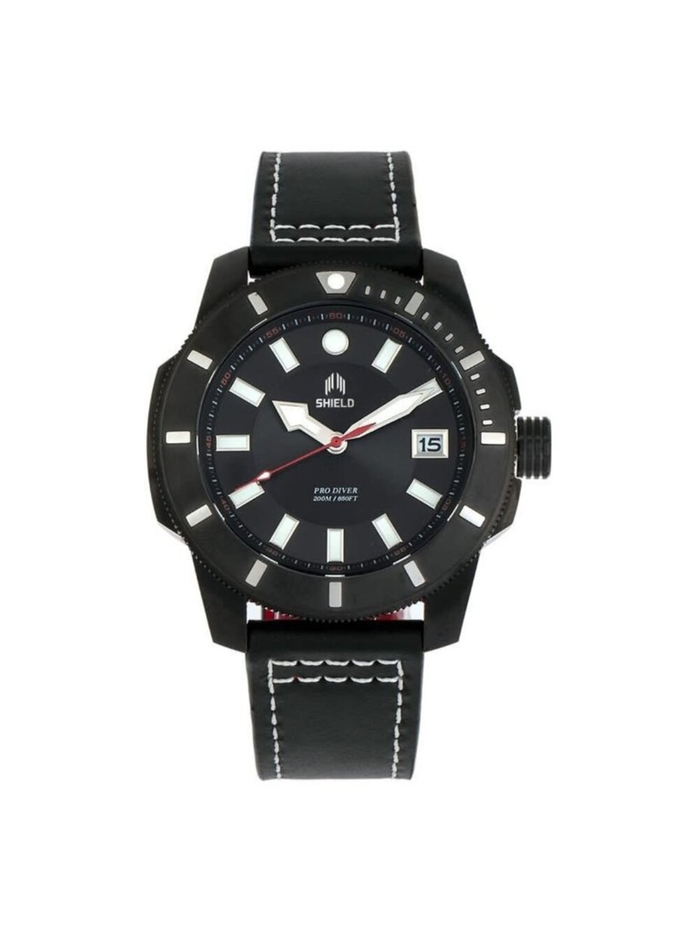 NWT Shield Shaw Black Dial Men's Watch
